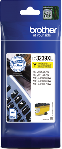 ГЛАВА ЗА BROTHER MFC J6945DW/J6947DW/J5945DW/HL J6000DW/J6100DW - HIGH CAPACITY - Yellow - PN LC3239XLY (LC-3239XLY)