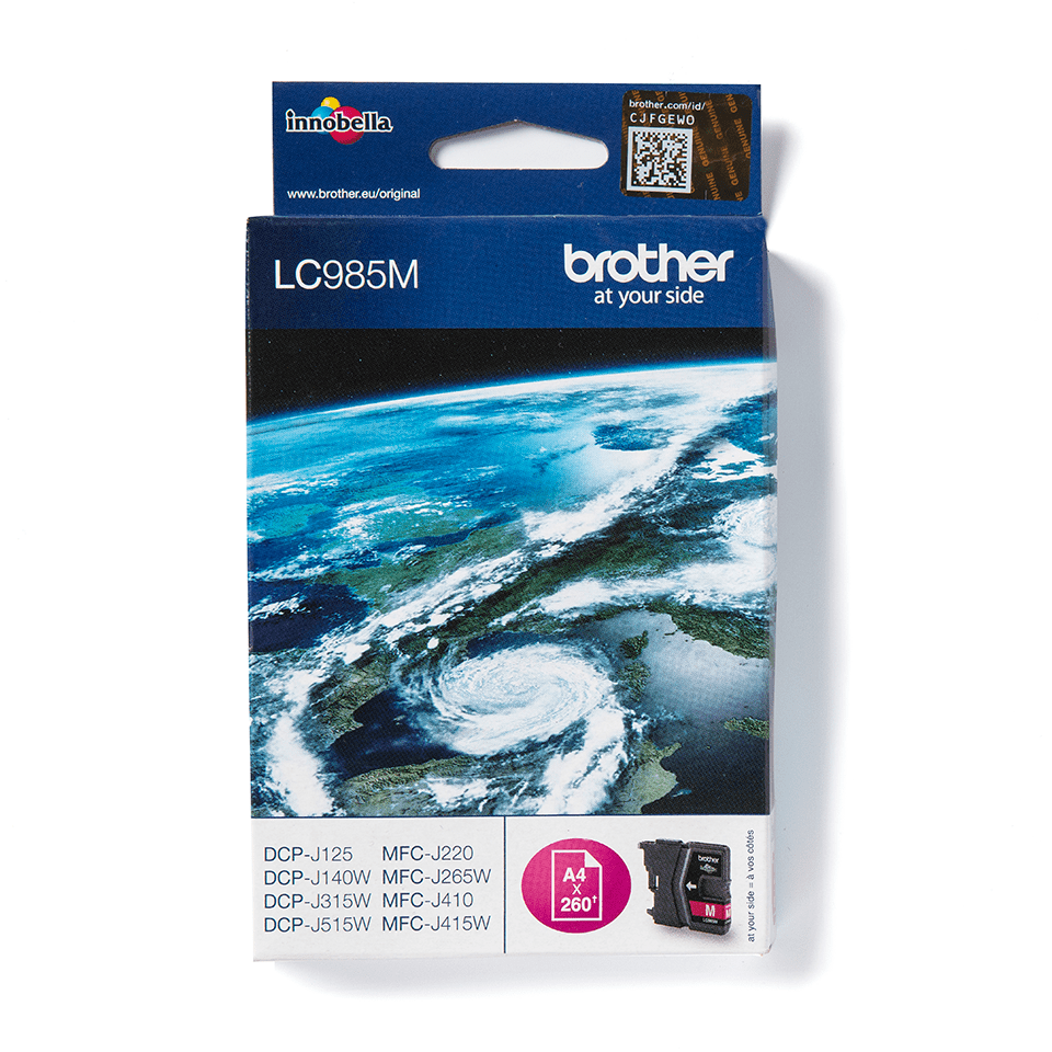 ГЛАВА ЗА BROTHER MFC J220/J265/J410/J415/J615/DCP J125/J315/J515 - Magenta - PN LC985M (LC-985M)