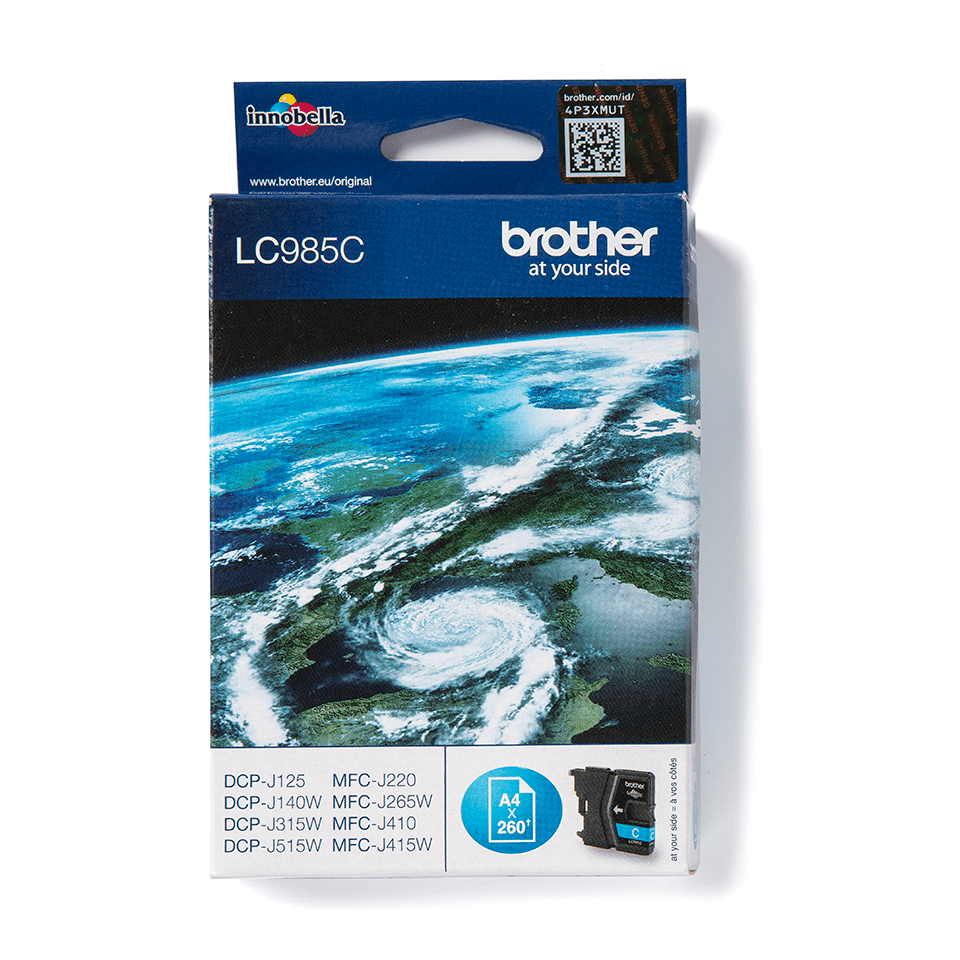 ГЛАВА ЗА BROTHER MFC J220/J265/J410/J415/J615/DCP J125/J315/J515 - Cyan - PN LC985C (LC-985C)